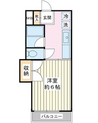 グリーンロードハイツの物件間取画像